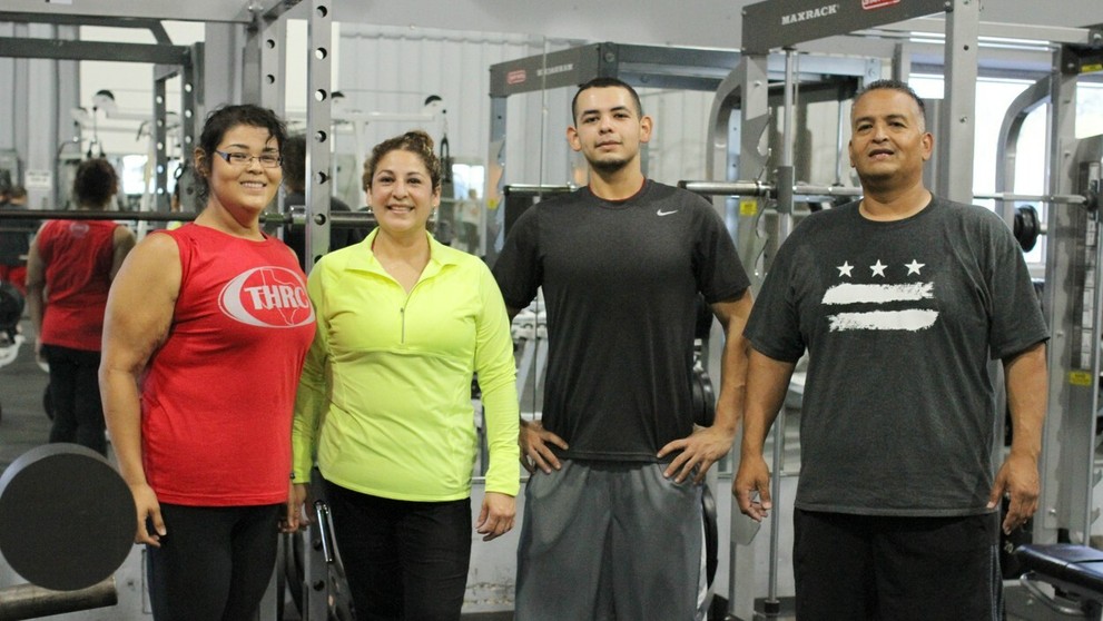 Chudne celá rodina. 