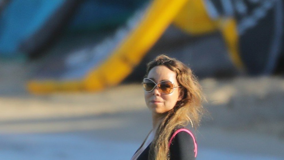 Mariah Carey dovolenkuje v Karibiku