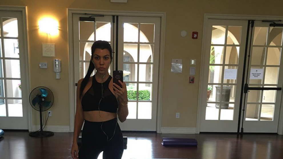 Kourtney Kardashian.