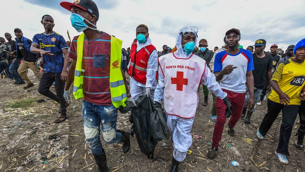 Na skládke v Keni našli pozostatky ľudských tiel.