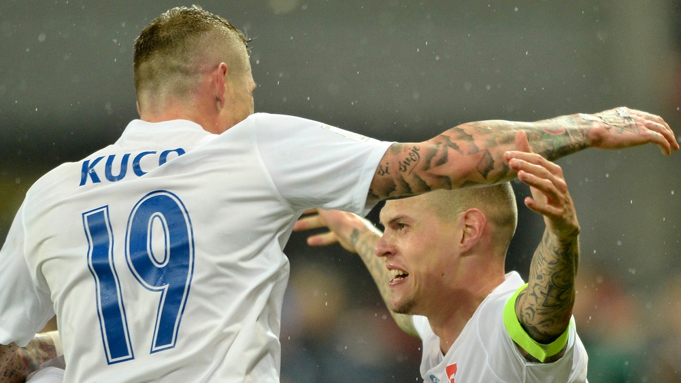 Snímka zo zápasu Slovensko - Litva