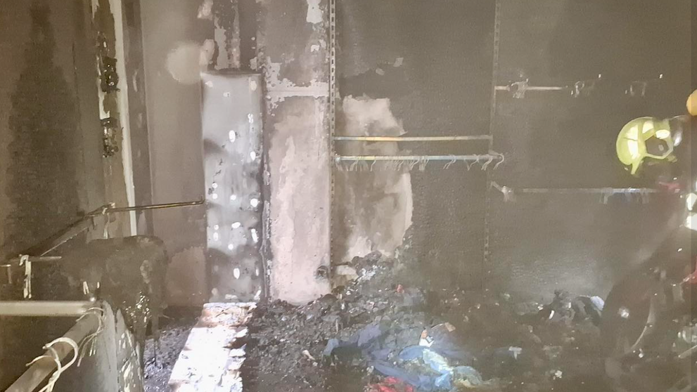 Požiar v obchodnom centre v Žiline.