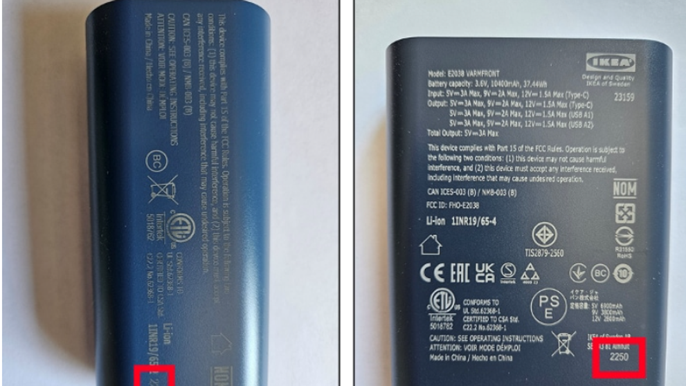 Nebezpečné powerbanky.