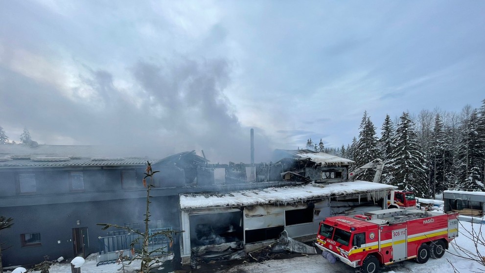 Požiar v Tatranskej Štrbe