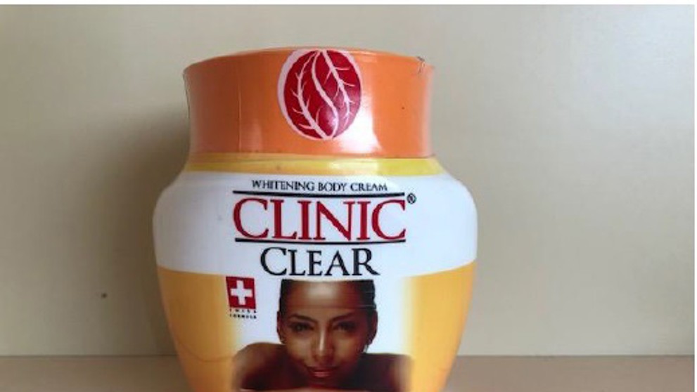Nebezpečný krém na bielenie pokožky.
