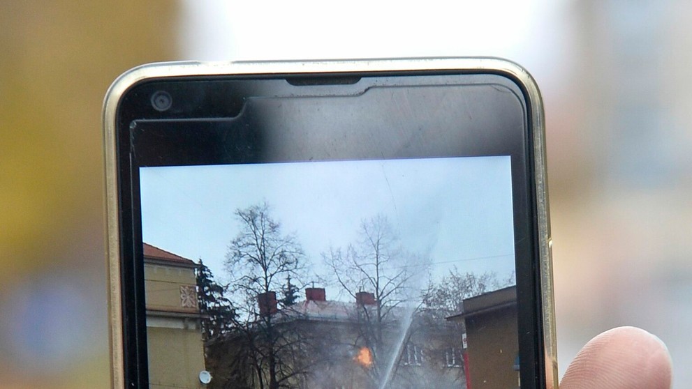 Počas výkopových prác bager prerazil plynovú prípojku