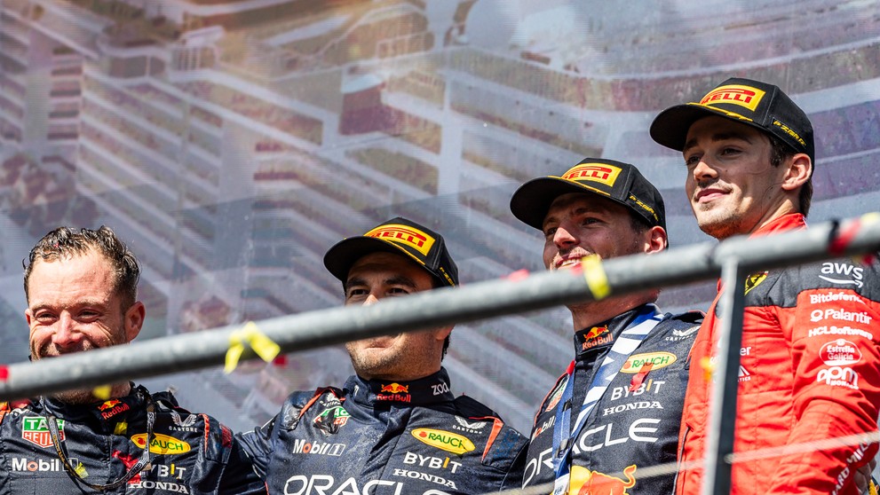 Pódium víťazov na VC Belgicka.