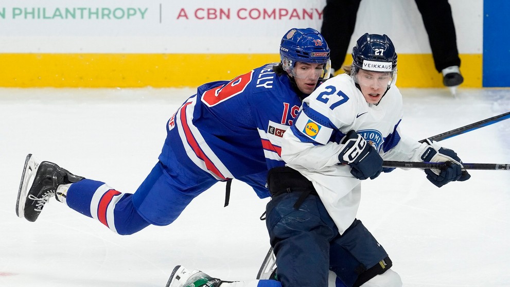 Momentka z finále MS v hokeji do 20 rokov