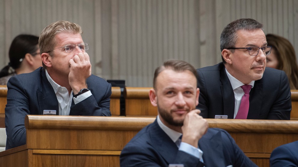 Hlasovanie o termíne predčasných volieb.