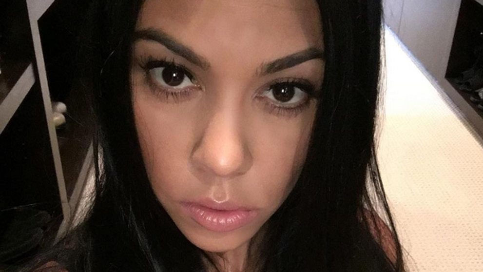 Kourtney Kardashian.