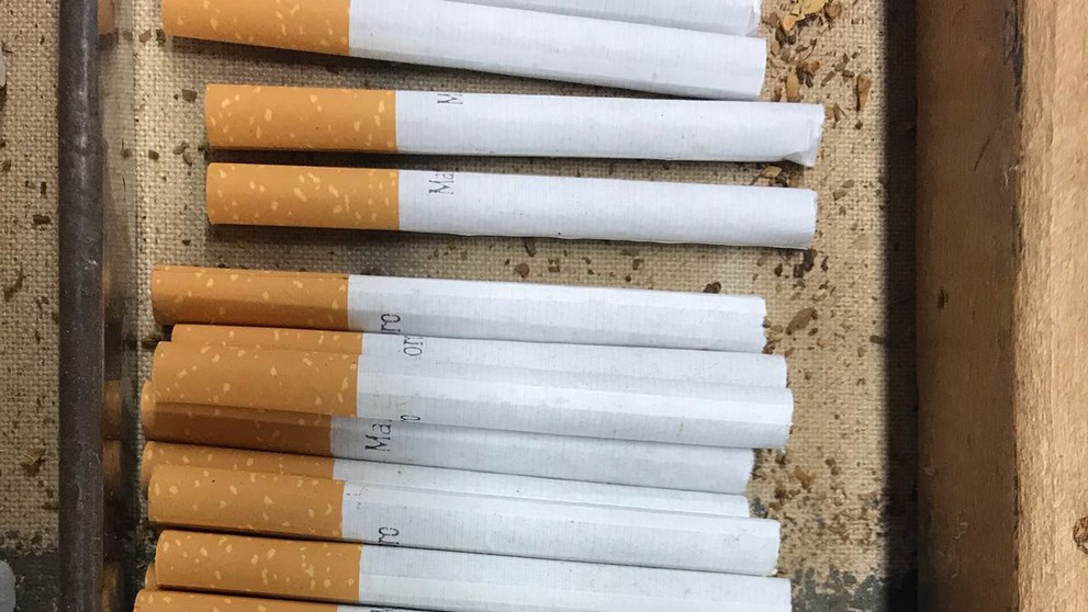 Nelegálna výrobňa cigariet