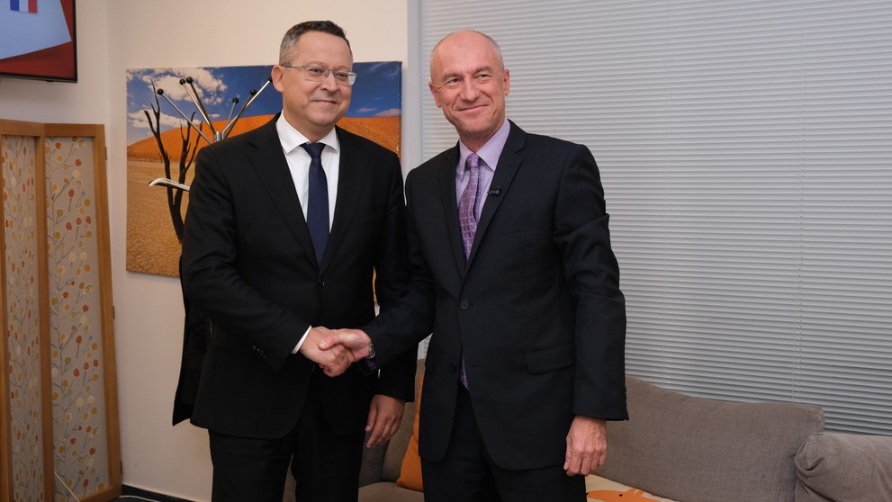 Ladislav Kamenický a Karel Hirman v relácii Na telo.