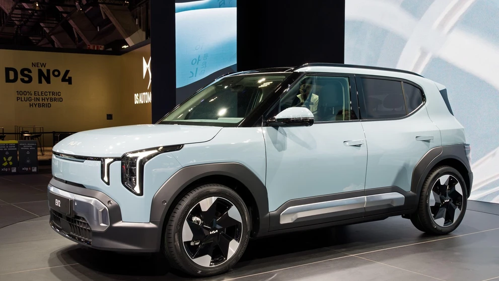 Zábery na elektromobil Kia EV2.