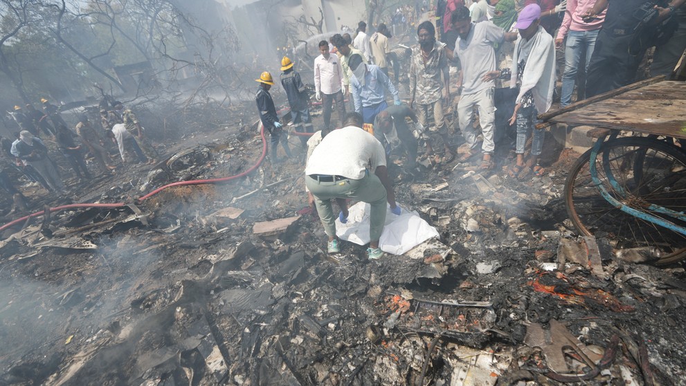 Pád lietadla v Indii