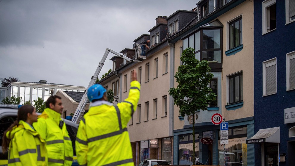 Škody po vyčíňaní počasia v Nemecku