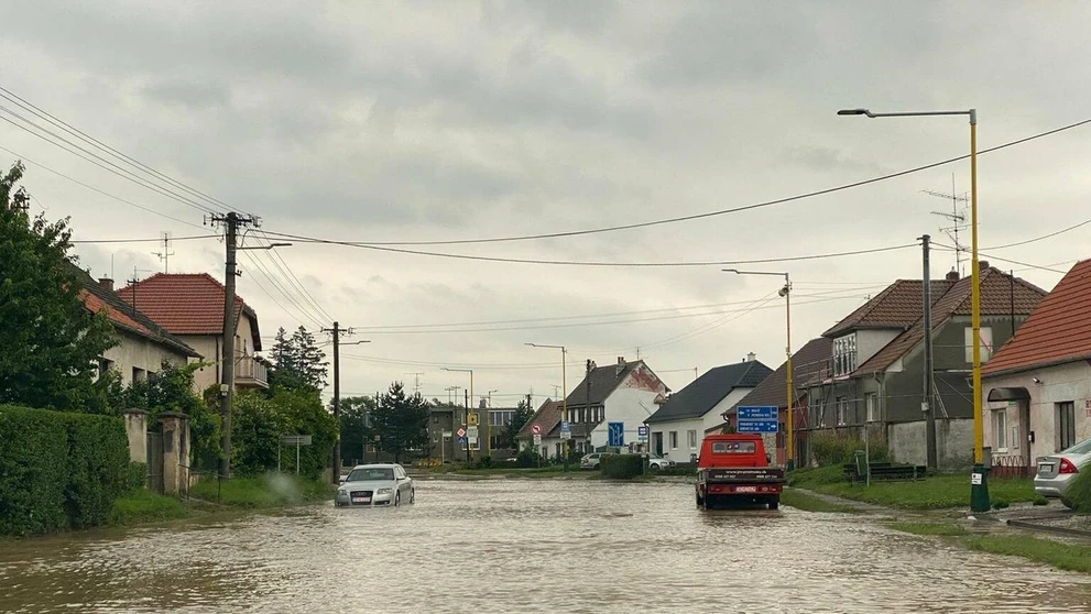 Záplavy na Záhorí.