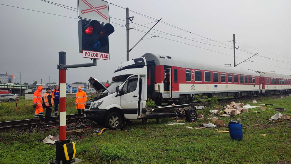 Snímky z miesta nehody