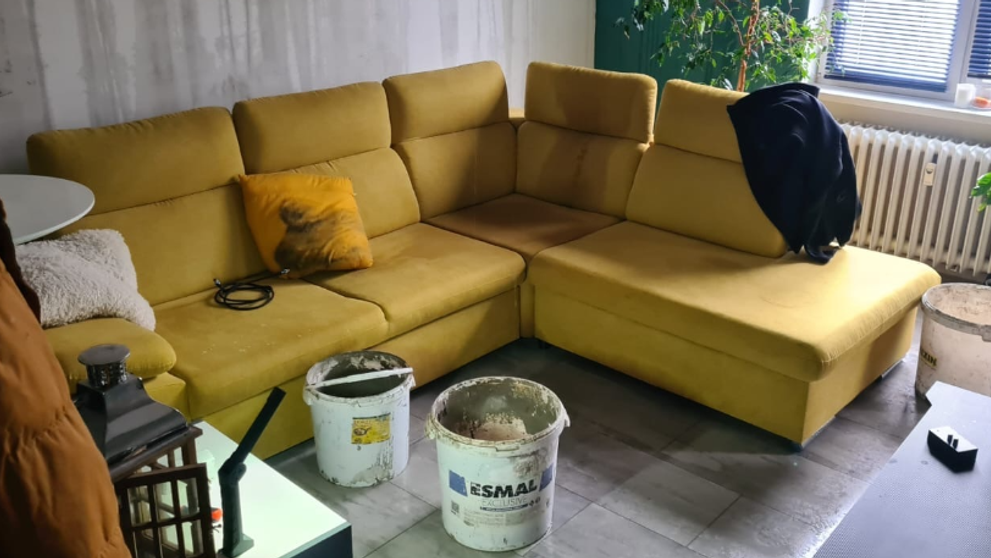 Byt, po ktorým vypukol požiar, je zatopený. 