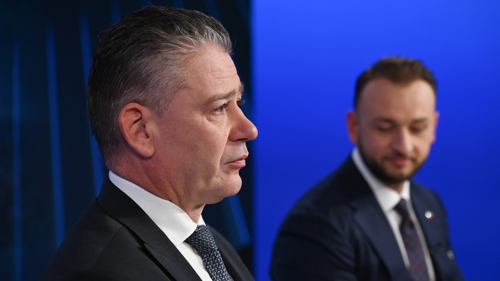 Roman Mikulec a Matúš Šutaj Eštok v relácii Na telo.