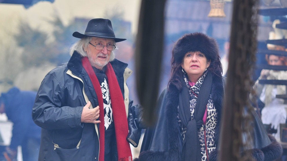 Režisér s manželkou v prvé dni nakrúcania druhej časti Perinbaby