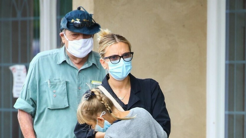 Scarlett Johansson s dcérkou Rose