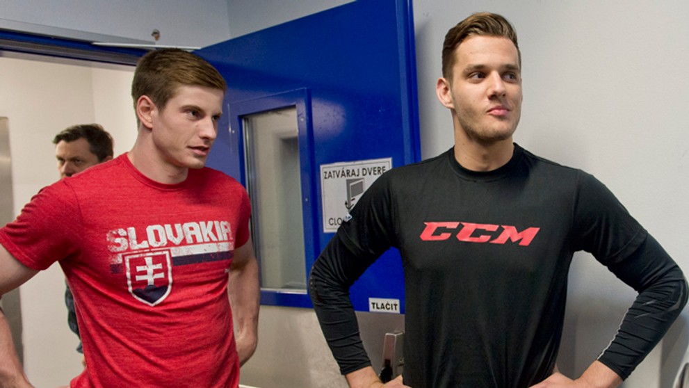 Peter Cehlárik a Christián Jaroš.