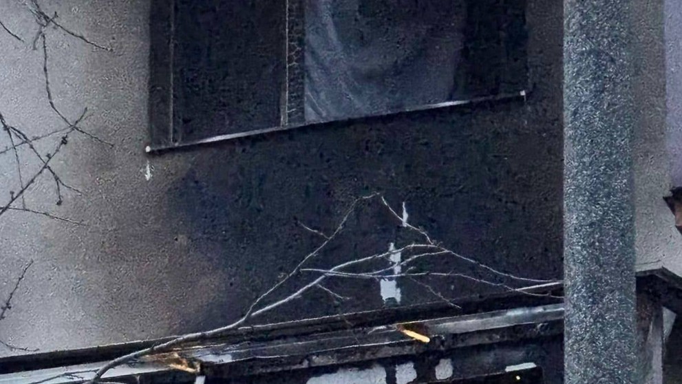 Požiar na sídlisku vo Vrábľoch