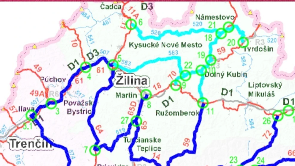 Obchádzkové trasy