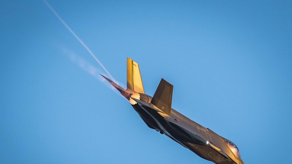 Izraelská stíhačka F-35I Adir počas letu