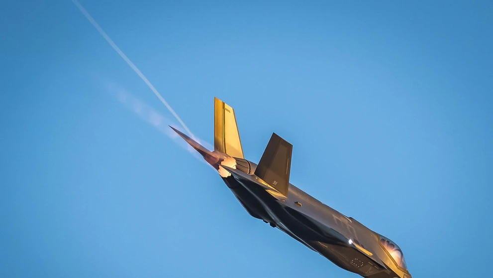 Izraelská stíhačka F-35I Adir počas letu