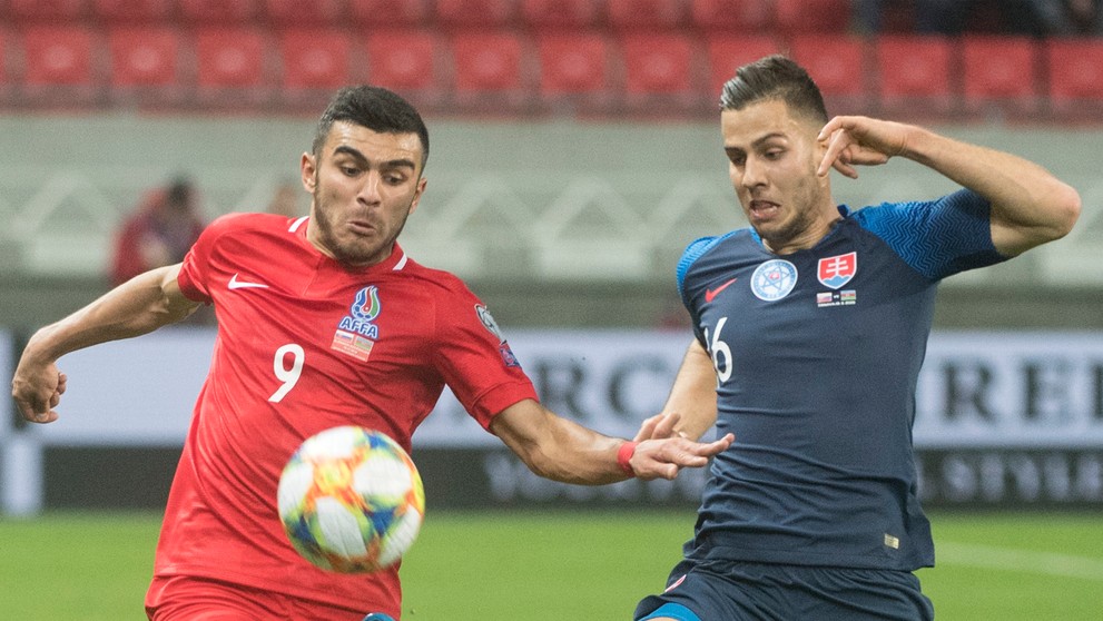 Hráči Belgicka oslavujú g=ol v kvalifikácii ME 2020 proti Cypru.