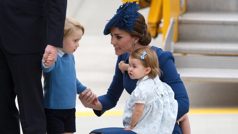 Kate, Charlotte a George.