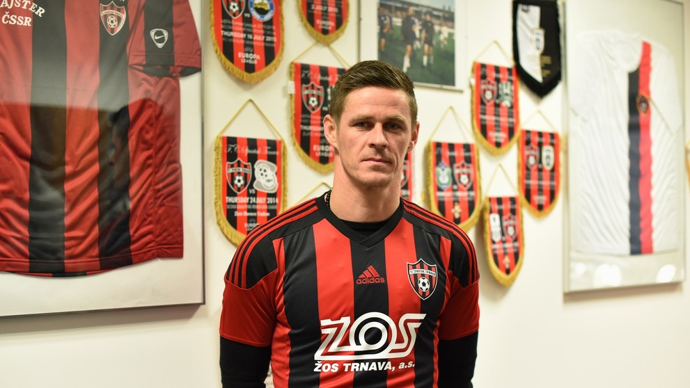 Róbert Jež po podpise zmluvy so Spartakom Trnava.