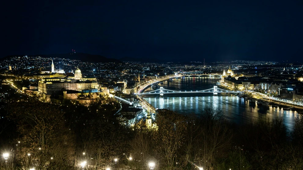 Pohľad na Budapešť.