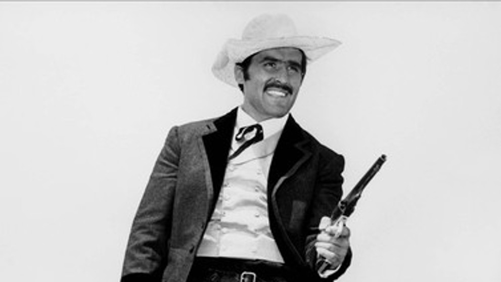 Mario Adorf ako Frederick Santer vo filme Winnetou.