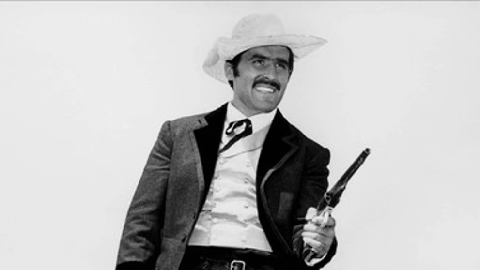 Mario Adorf ako Frederick Santer vo filme Winnetou.