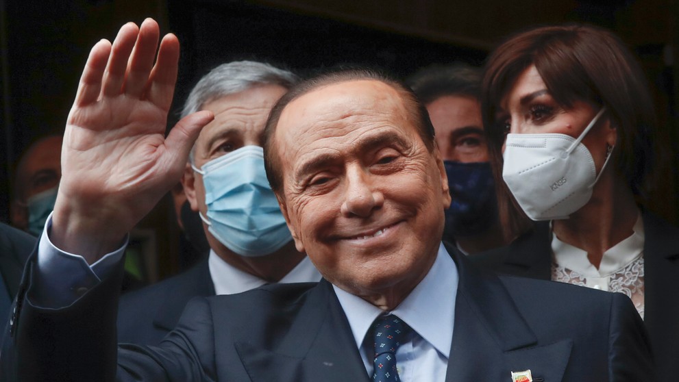Silvio Berlusconi na archívnej snímke