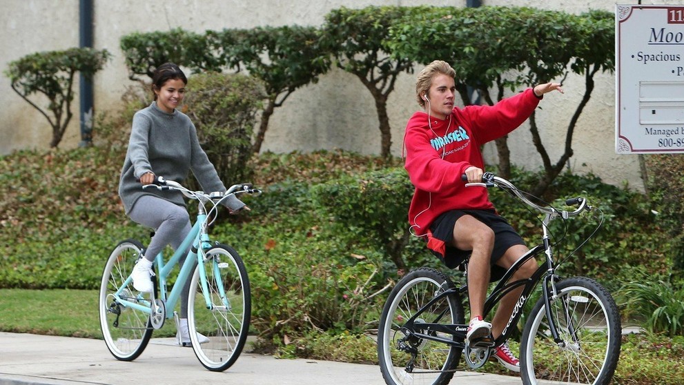 Selena Gomez a Justin Bieber.