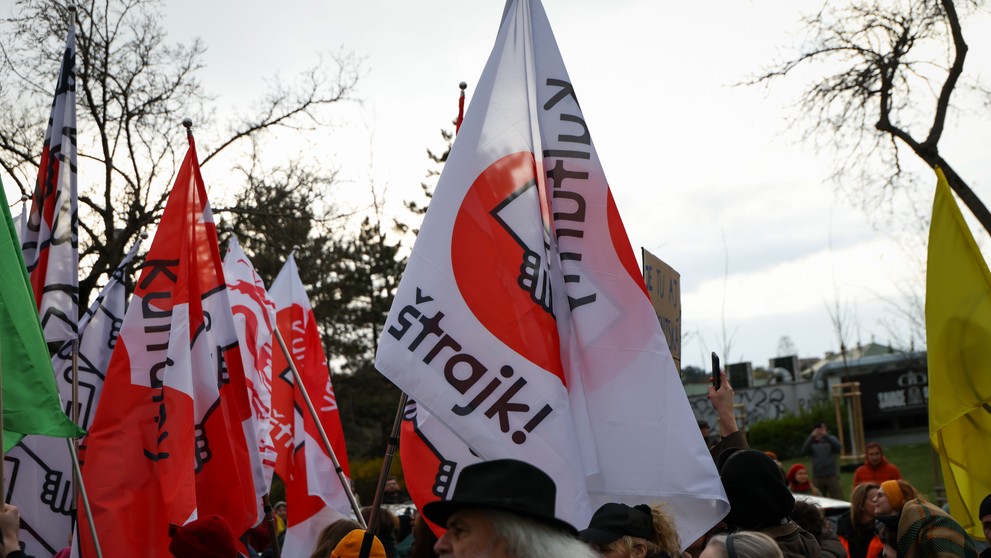 Protestný pochod kultúrnej obce.