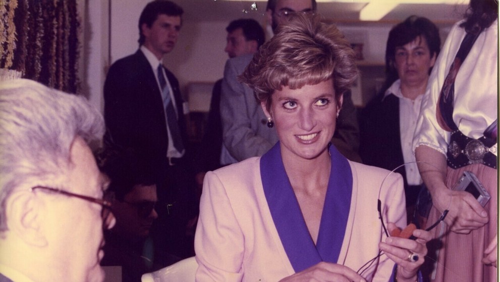 Princezná Diana v Bratislave v roku 1991