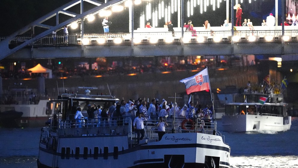Slováci na otváracom ceremoniáli LOH 2024.