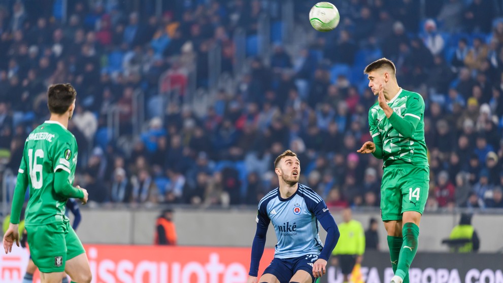 Slovan Bratislava - Olimpija Ľubľana.