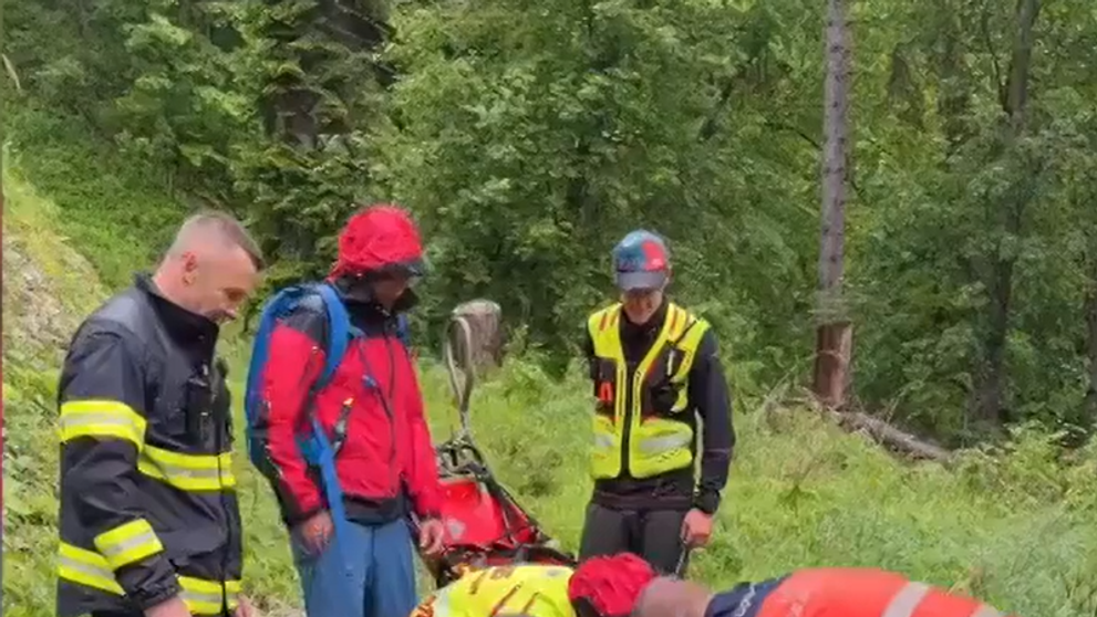 Záchranná akcia na Liptove