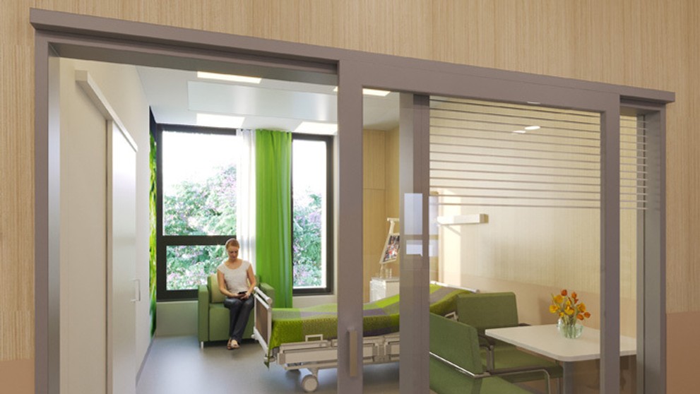 Vizualizácia nemocnice v bratislavských Boroch.