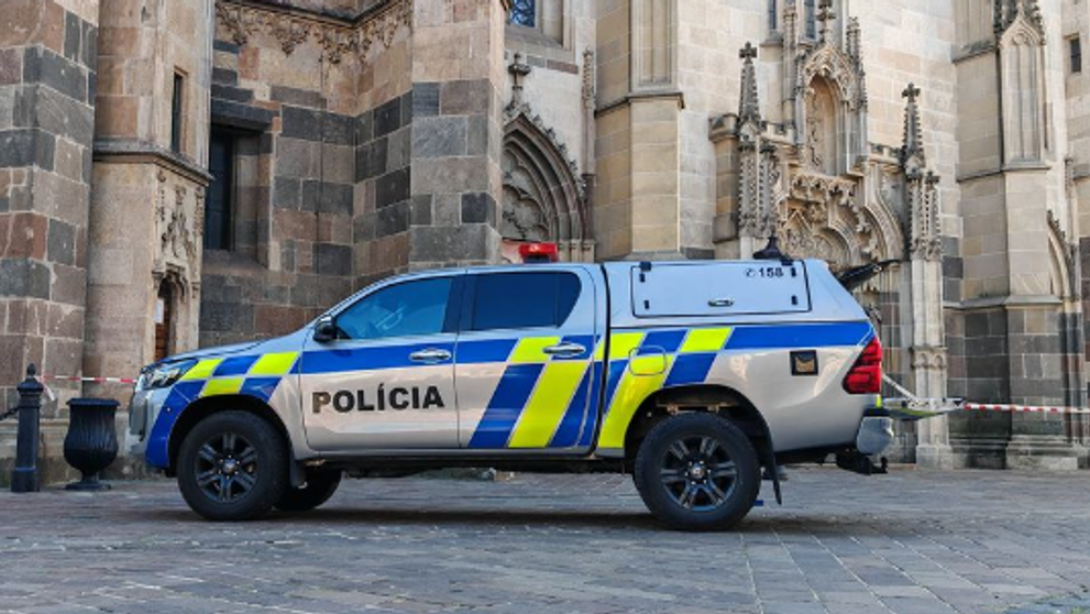 Polícia prehľadávala Dóm svätej Alžbety v Košiciach.