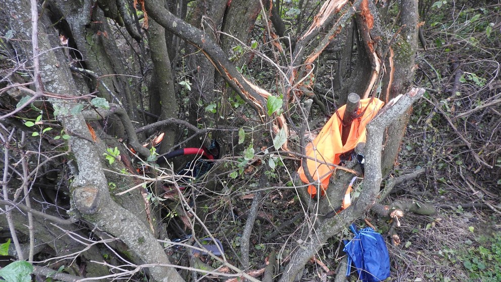 Auto po nehode ostalo na šrot.