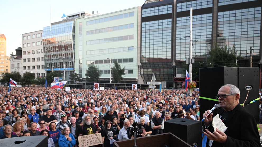 Protest v Bratislave 11.9.2025