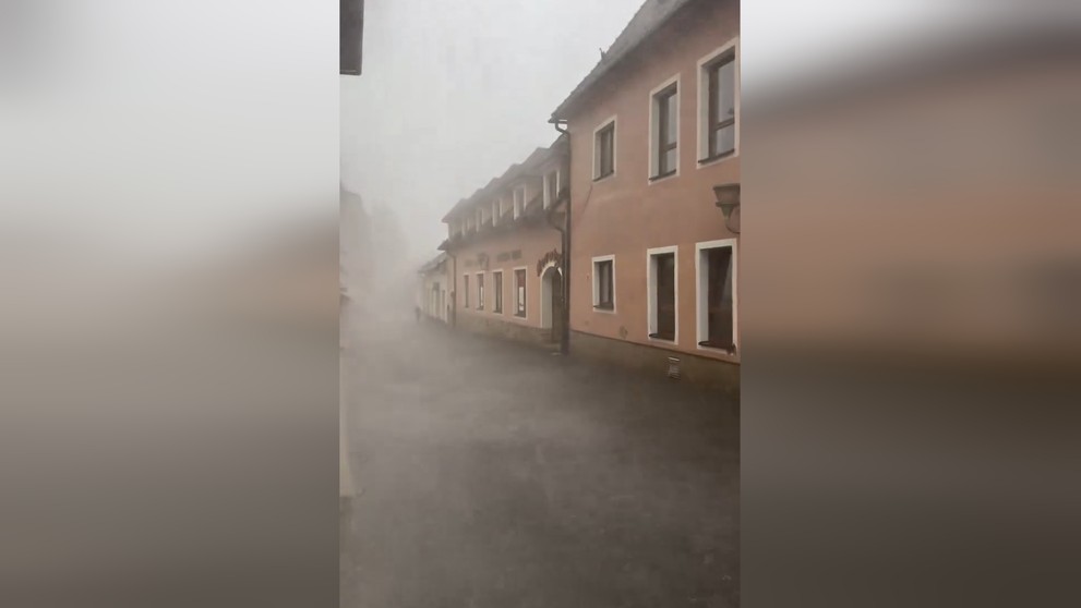 Búrka v Bardejove