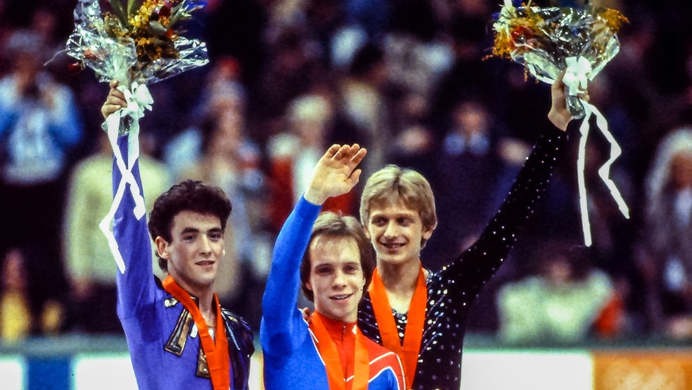 Jozef Sabovčík na stupni víťazov.