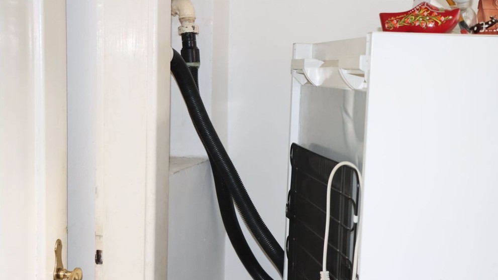 Podomácky vyrobená prípojka na plyn.